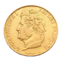 20 франков Франция 1834г. Луи Филипп I