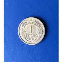 Франция 1 франк 1937
