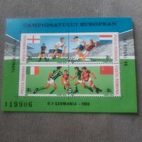 Румыния 1988. Чемпионат Европы по футболу. Блок