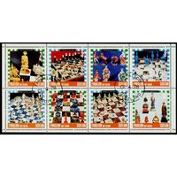 Шахматы Шотландия 1978 год блок из 8 марок
