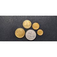 Погодовка монет СССР 1+2+3+5+50 копеек 1926 года . Смотрите другие мои лоты.