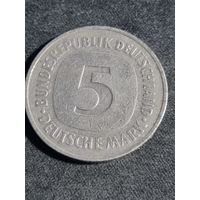 Германия  5 марок 1975 D