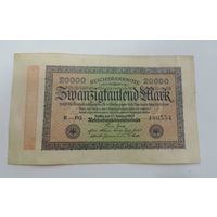 20000 марок 1923 г. Германия.