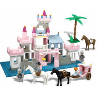 Конструктор пластиковый Замок принцессы Best Lock 330 элементов для девочек