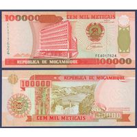 Мозамбик, 100000 метикал 1993 г., P-139, UNC