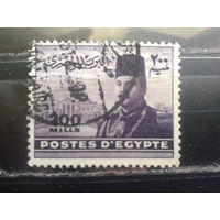Египет, 1948, Стандарт, король Фарук, Mi - 1,4 евро гаш.