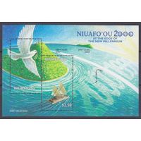 2000 Ниуафоу 356-357/B24 Птицы - Тысячелетие 5,50 евро