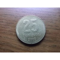Аргентина 25 центавос 2009