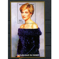 Нигер - 1998 - Принцесса Диана - [Mi. 1431ms] - 1 блок. MNH.  (Лот 97DA)
