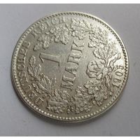 Германия 1 марка 1905 G, серебро  .RS-.10