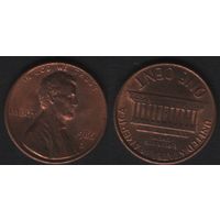 США km201b 1 цент 1986 год (D) (0(st(0 ТОРГ