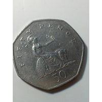 50 пенсов Британия 1997