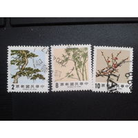 Тайвань, 1984. Сосна, бамбук, слива, полная серия