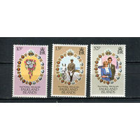 Фолклендские острова - 1981 - Свадьба принца Чарльза и леди Дианы - [Mi. 326-328] - полная серия - 3 марки. MNH.  (LOT EH48)-T10P34