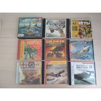 CD диски с играми для старых компьютеров.