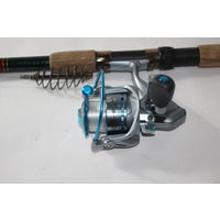 Удилище Cormax 2406 для рыбной ловли с катушкой безынерционной NaoHai NF3000