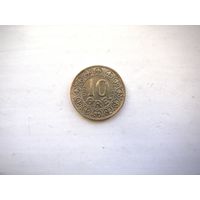 Дания 10 орэ 1910 г. Серебро/ нечастая монета!