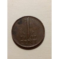 1 цент Нидерланды 1967