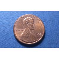 1 цент 1992 D. США.