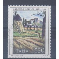 [885] Италия 1979. Культура.Искусство.Живопись. Одиночный выпуск. Гашеная марка.