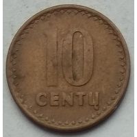 Литва 10 центов 1991 г.