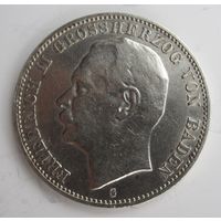 Баден 3 марки 1912 серебро  .31-373