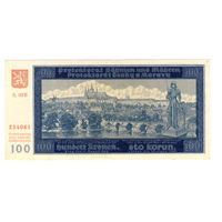 100 крон 1940 протекторат Германии над Чехословакией