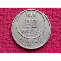 Тунис 20 франков 1950 г.