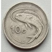 Мальта 10 центов 1991 г.
