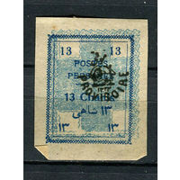 Персия (Иран) - 1906 - Надпечатка Лев и PROVISOIRE на 13Ch - [Mi.232] - 1 марка. MH.  (LOT Q46)