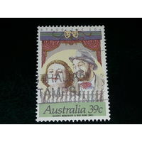Австралия 1989 Актеры театра и кино. 1 марка
