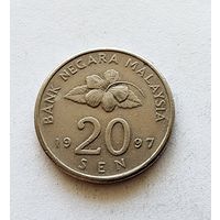 Малайзия 20 сенов, 1997