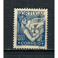 Португалия - 1931/1934 - Лузиады 1,60Е - [Mi.549] - 1 марка. Гашеная.  (Лот 28DL)