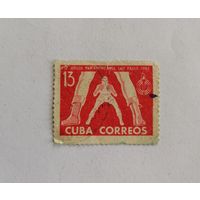 Марка Куба 1963 год. Спорт.