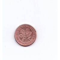 1 евроцент 2002 D Германия. Возможен обмен
