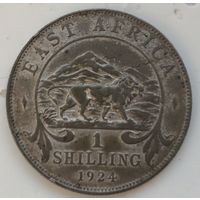 Британская восточная Африка 1 шиллинг 1924, серебро