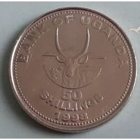 Уганда 50 шиллингов, 1998 (9-9-5(в))