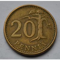 Финляндия, 20 пенни 1963 г.