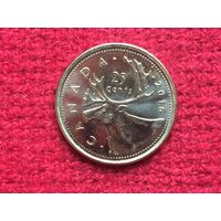 Канада 25 центов 2016 г.