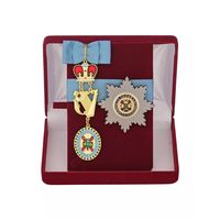 Комплект Знак и звезда ордена Святого Патрика - Великобритания в подарочном футляре