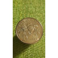 Австралия 1 доллар 2017 г ( волшебный опоссум , из набора )