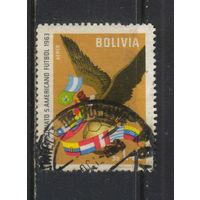 Боливия Авиа 1963 Кубок Америки - чемпионат по футболу среди национальных команд Южной Америки Кондор Знамена стран-участниц #694