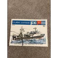 Куба 1978. Флот. Марка из серии