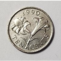 Бермуды 10 центов, 1990