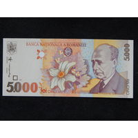 Румыния 5000 лей 1998г.UNC