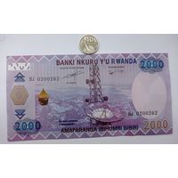 Werty71 Руанда 2000 франков 2014 UNC банкнота