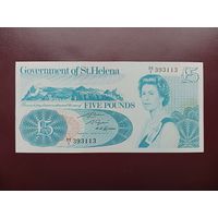 Остров Святой Елены 5 фунтов 1981 UNC