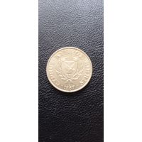Кипр 5 центов 1987 г.