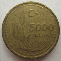 Турция 5000 лир 1995 г.