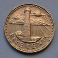 Барбадос, 5 центов 1998 г.